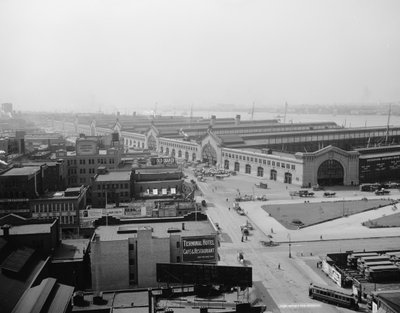 New Chelsea Piers, New York, c.1900-20 by Detroit Publishing Co.